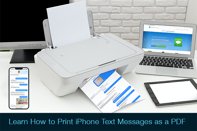 A detailed guide on how to print text messages from iPhone as PDF