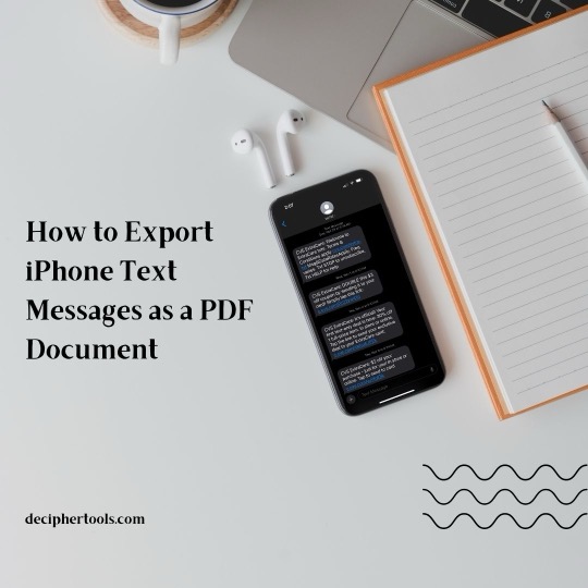 How to Export iPhone Text Messages as a PDF Document