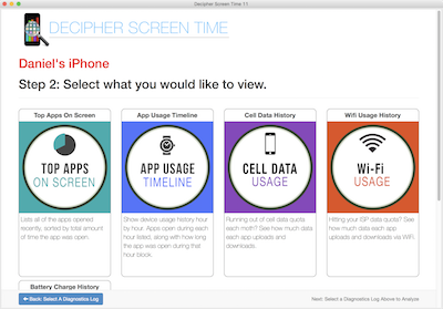 Monitor your Teen's iPhone use with Decipher ScreenTime.